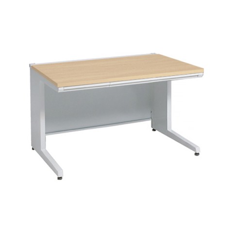 オカムラ オフィスデスク 完成日 組立不要 アドバンス 【中央引出しA3サイズ対応】 平机 L脚タイプ 中央引き出し付 コンセント対応タイプ 3V2NML-MK54