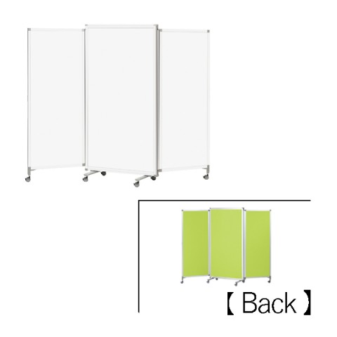 ?v???X ?p?[?e?[?V?????E??d??? ???????@?g???s?v ?e?B?[?G?X?X?N???[?? 3?A ?z???C?g?{?[?h(?A??S??) H1800mm TS-2318WC 25-244