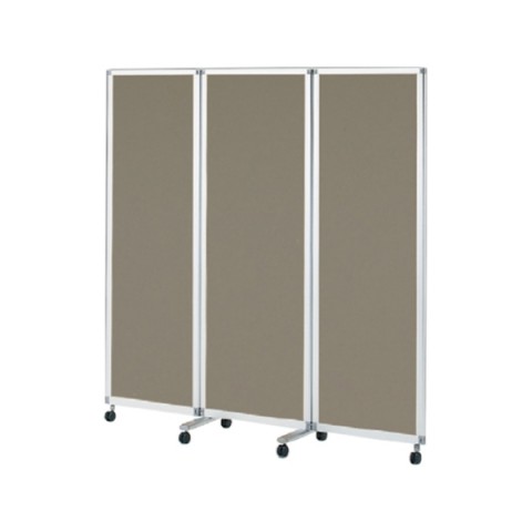 イトーキ パーテーション・間仕切り 完成日 組立不要 スクリーンパネルK 3連パネル 単独用 W1800 クロスパネル キャスター付 H1800 FSK-188AGC-Z5K3