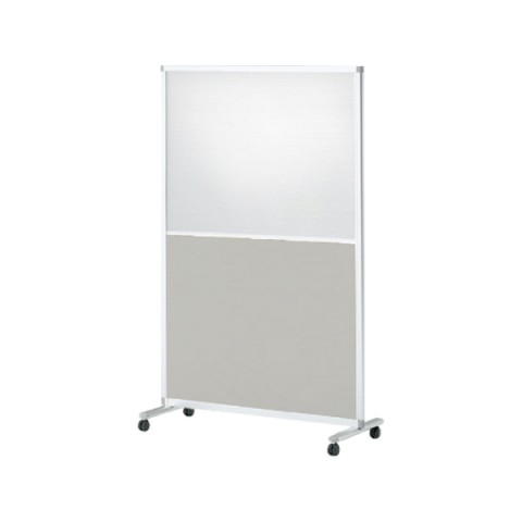 イトーキ パーテーション・間仕切り 完成日 組立不要 スクリーンパネルK 1連パネル 単独用 W1210 樹脂・クロスコンビパネル キャスター付 H1800 FSK-28CFC-Z5C6