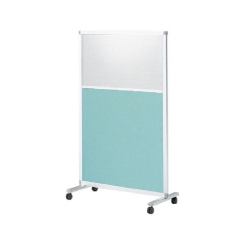 イトーキ パーテーション・間仕切り 完成日 組立不要 スクリーンパネルK 1連パネル 単独用 W900 樹脂・クロスコンビパネル キャスター付 H1450 FSK-94CFC-Z5S4