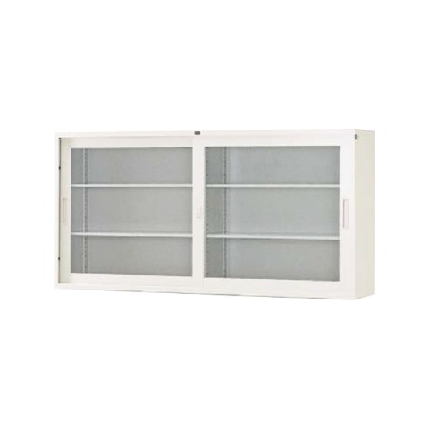 ウチダ オフィスキャビネット・収納家具 完成日 組立不要 書庫 引き違い書庫(D400) 6×3型ガラス戸 JIS4号 棚板4枚 北海道地区 3段 6×3型ガラス戸 棚板4枚 北海道地区 5-860-9207