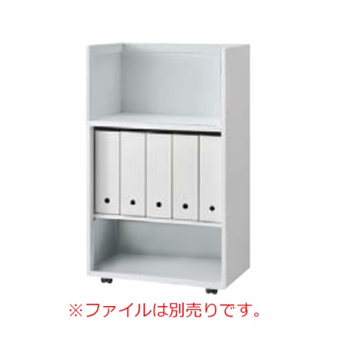 ウチダ デスクワゴン・脇机 完成日 組立不要 システムワゴン ハイタイプワゴン オープンワゴン ハイオープンワゴン 340-550 OW 5-139-3400