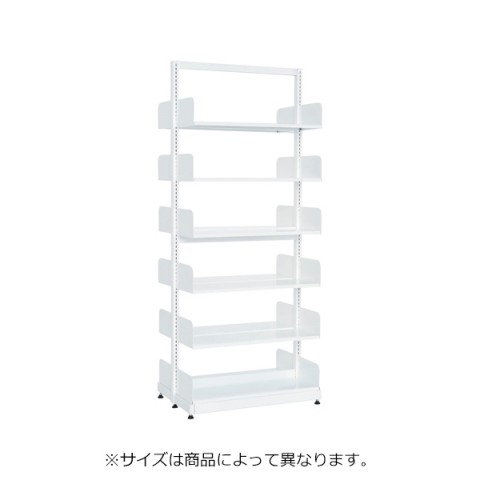 生興 オフィスキャビネット・収納家具  単柱型書架 棚奥行:320mm 複式 基本型 6段 TSCK-76DWN 21620