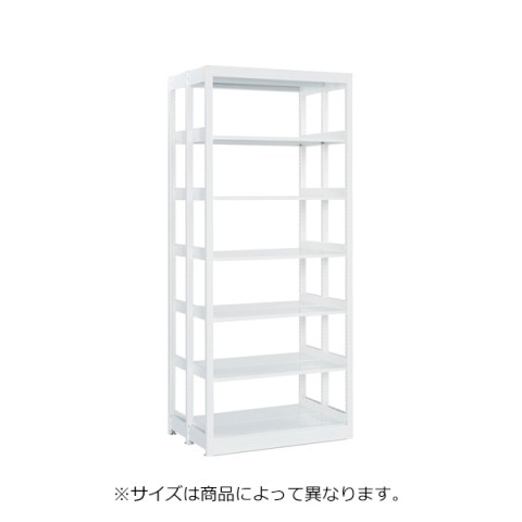 生興 オフィスキャビネット・収納家具  複柱型書架 棚板奥行:420mm 複式 基本型 6段 TMDK-76DWN 21659