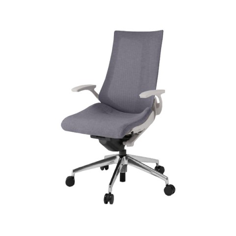 イトーキ オフィスチェア 完成日 組立不要 アクトチェア テクスチャードメッシュバック ハイバック アルミミラー脚 抵抗付ウレタン双輪キャスター ランバーサポート付 ハンガー付 T型肘 KG-455JEHM1ZNT3