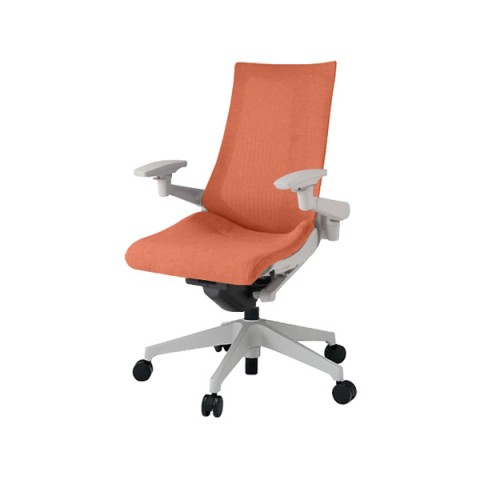 イトーキ オフィスチェア 完成日 組立不要 アクトチェア テクスチャードメッシュバック ハイバック 樹脂脚 抵抗付ウレタン双輪キャスター ランバーサポート付 ハンガー付 アジャスタブル肘 KG-457JEHM1GND4