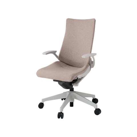 イトーキ オフィスチェア 完成日 組立不要 アクトチェア テクスチャードクロスバック ハイバック 樹脂脚 ナイロン双輪キャスター ランバーサポートなし ハンガー付 T型肘 KG-435SAH1GNF6