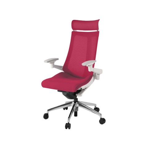 イトーキ オフィスチェア 完成日 組立不要 アクトチェア プレーンメッシュバック エクストラハイバック アルミミラー脚 ナイロン双輪キャスター ランバーサポート付 ハンガーなし アジャスタブル肘 ベースカラーZW KG-457JVE-ZWM4