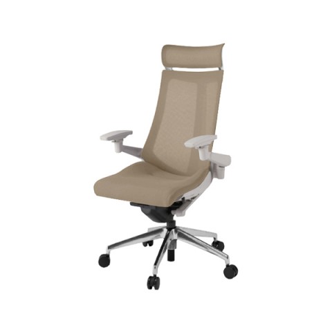 イトーキ オフィスチェア 完成日 組立不要 アクトチェア プレーンメッシュバック エクストラハイバック アルミミラー脚 ナイロン双輪キャスター ランバーサポートなし ハンガーなし アジャスタブル肘 ベースカラーZN KG-477JVE-ZNY3