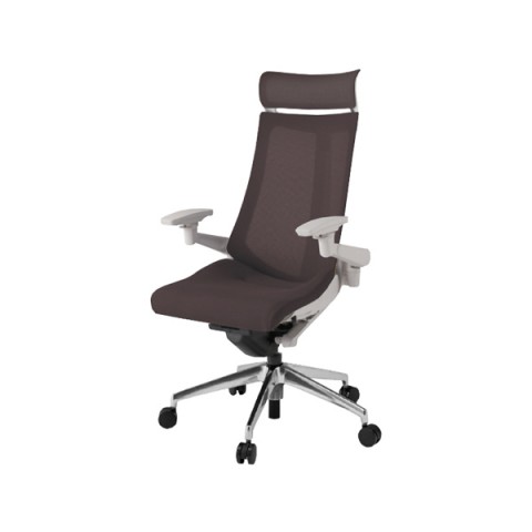 イトーキ オフィスチェア 完成日 組立不要 アクトチェア プレーンメッシュバック エクストラハイバック アルミミラー脚 抵抗付ウレタン双輪キャスター ランバーサポートなし ハンガーなし アジャスタブル肘 ベースカラーZN KG-477JVEM-ZNH2