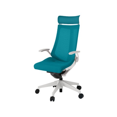 イトーキ オフィスチェア 完成日 組立不要 アクトチェア プレーンメッシュバック エクストラハイバック 樹脂脚 ナイロン双輪キャスター ランバーサポート付 ハンガー付 T型肘 ベースカラーW9 KG-455JVX-W9A3