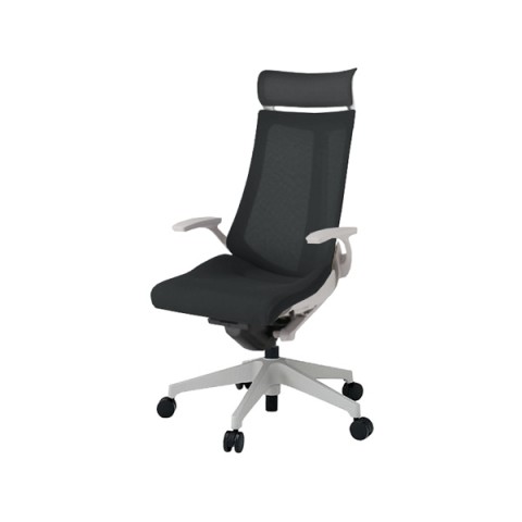 イトーキ オフィスチェア 完成日 組立不要 アクトチェア プレーンメッシュバック エクストラハイバック 樹脂脚 抵抗付ウレタン双輪キャスター ランバーサポート付 ハンガー付 T型肘 ベースカラーGN KG-455JVXM-GNT1