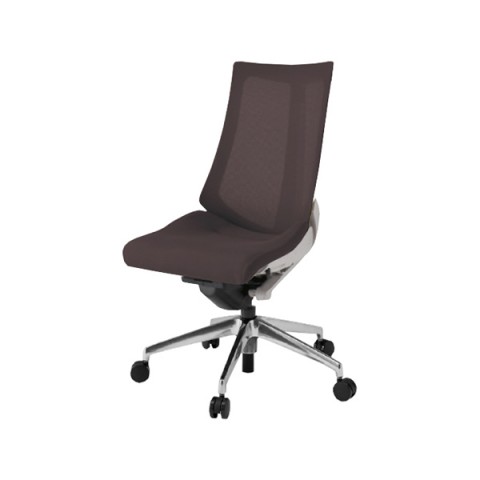 イトーキ オフィスチェア 完成日 組立不要 アクトチェア プレーンメッシュバック ハイバック アルミミラー脚 抵抗付ウレタン双輪キャスター ランバーサポート付 ハンガーなし 肘なし ベースカラーZN KG-450JVM-ZNH2