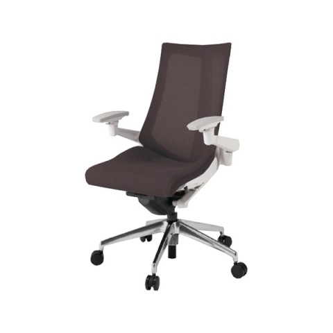 イトーキ オフィスチェア 完成日 組立不要 アクトチェア プレーンメッシュバック ハイバック アルミミラー脚 ナイロン双輪キャスター ランバーサポート付 ハンガー付 アジャスタブル肘 ベースカラーZW KG-457JVH-ZWH2