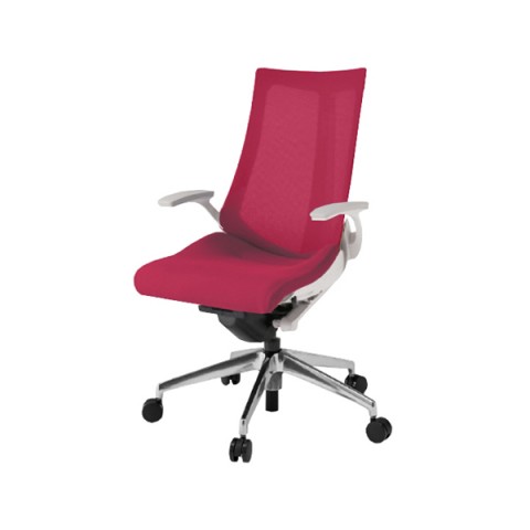 イトーキ オフィスチェア 完成日 組立不要 アクトチェア プレーンメッシュバック ハイバック アルミミラー脚 抵抗付ウレタン双輪キャスター ランバーサポートなし ハンガーなし T型肘 ベースカラーZW KG-475JVM-ZWM4