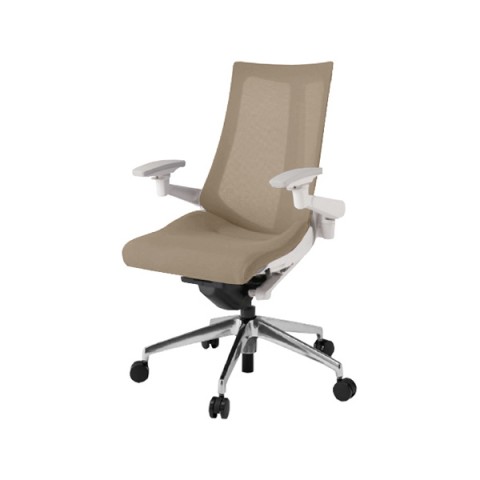 イトーキ オフィスチェア 完成日 組立不要 アクトチェア プレーンメッシュバック ハイバック アルミミラー脚 ナイロン双輪キャスター ランバーサポートなし ハンガー付 アジャスタブル肘 ベースカラーZW KG-477JVH-ZWY3