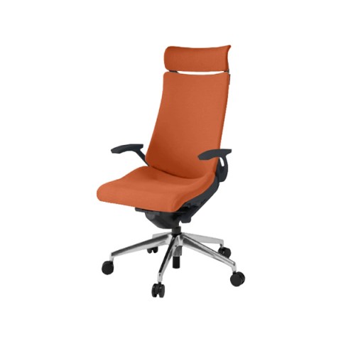 イトーキ オフィスチェア 完成日 組立不要 アクトチェア プレーンクロスバック エクストラハイバック アルミミラー脚 抵抗付ウレタン双輪キャスター ランバーサポート付 ハンガーなし T型肘 ベースカラーZT KG-415PSEM-ZTD3