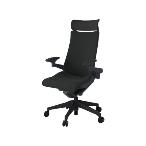 イトーキ オフィスチェア 完成日 組立不要 アクトチェア プレーンクロスバック エクストラハイバック 樹脂脚 ナイロン双輪キャスター ランバーサポート付 ハンガー付 アジャスタブル肘 ベースカラーT1 KG-417PSX-T1T1