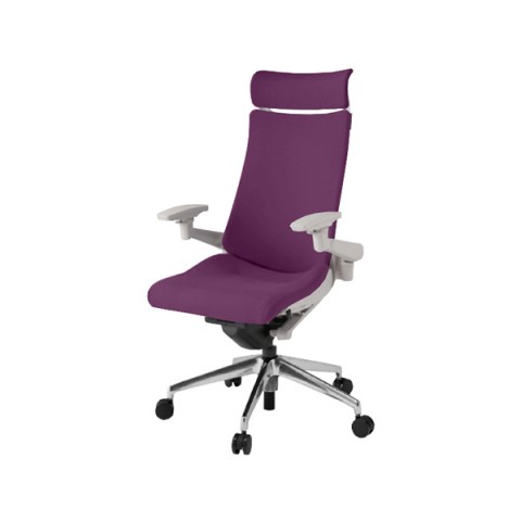 イトーキ オフィスチェア 完成日 組立不要 アクトチェア プレーンクロスバック エクストラハイバック アルミミラー脚 ナイロン双輪キャスター ランバーサポート付 ハンガー付 アジャスタブル肘 ベースカラーZN KG-417PSX-ZNX7