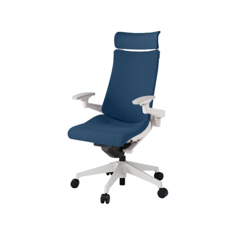 イトーキ オフィスチェア 完成日 組立不要 アクトチェア プレーンクロスバック エクストラハイバック 樹脂脚 抵抗付ウレタン双輪キャスター ランバーサポートなし ハンガーなし アジャスタブル肘 ベースカラーW9 KG-437PSEM-W9B2