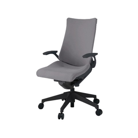 イトーキ オフィスチェア 完成日 組立不要 アクトチェア プレーンクロスバック ハイバック 樹脂脚 ナイロン双輪キャスター ランバーサポートなし ハンガーなし T型肘 ベースカラーT1 KG-435PS-T1W6