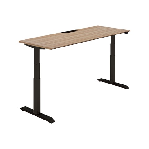 コクヨ オフィスデスク 完成日 組立不要 シークエンス スタンダードテーブル ハイグレードカラー 舟底エッジ ベーシックレバー DSE-LSF1807B-6AW33