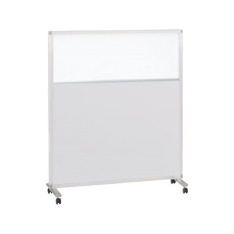 イナバ パーテーション・間仕切り 完成日 組立不要 LMパネル 樹脂・クロスコンビパネル(キャスター付) 単独用(安定脚) W1210 H1450 LMN-1512GA A10362J5