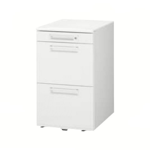 ライオン デスクワゴン・脇机 完成日 組立不要 XDH ワゴン(H681mm) XDH-043ASH-W 309-98