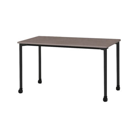 イトーキ オフィスデスク 完成日 組立不要 アクティブフィールド パーソナルテーブル 角型 H720 キャスター脚 脚カラー:サテンブラックT 配線なしタイプ AF-1306PNC-TR