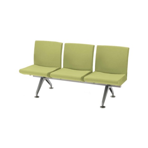 コクヨ ロビーベンチ・長椅子 完成日 組立不要 コレッティ2 3人用 3連アームレスチェア 張り地:エコPVCレザー(耐アルコール、耐次亜塩素酸ナトリウム性能を持ったレザー) CN-4203VZQ1