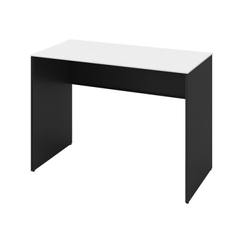 オカムラ オフィスデスク 完成日 組立不要 ソリスト パネル脚 平机 ハイタイプ(1000H) D700 脚色ブラック メラミン天板(ホワイト) 3K26LD-MK61