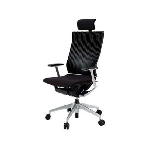 イトーキ オフィスチェア 完成日 組立不要 スピーナチェア エクストラハイバック ベースカラーZ5 エラストマータイプ T型肘 再生布地(GV) KE-765GV-Z5T1T1