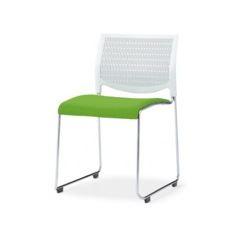 プラス ミーティングチェア・多目的チェア 完成日 組立不要 MC-850 ループ脚チェア MC-850S 40-212