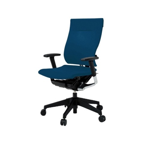 イトーキ オフィスチェア 完成日 組立不要 スピーナチェア ベースカラーT1 クロスタイプ アジャスタブル肘 再生布地(GV) KE-717GV-T1B2