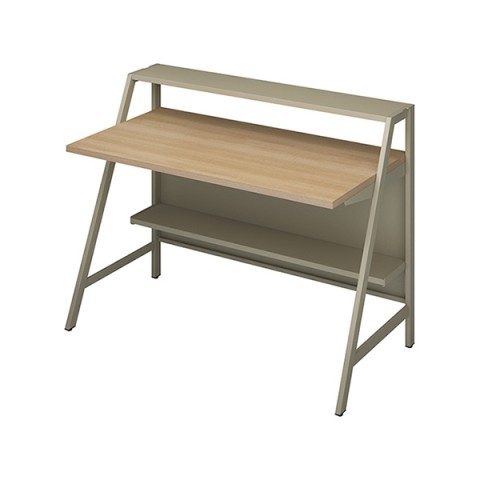 コクヨ オフィスデスク 完成日 組立不要 インベント-SH 脚ベージュ W1200×H720 引き出しなし DSH-S1206MN-1KP22