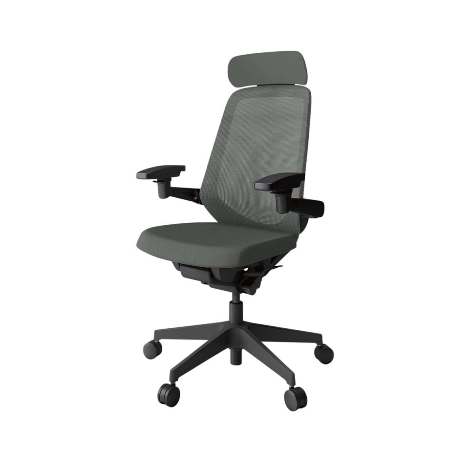 イトーキ オフィスチェア 完成日 組立不要 ノートチェア プレーンメッシュバック エクストラハイバック アジャスタブル肘 ランバーサポートなし ハンガーなし ナイロン双輪キャスター KJ-177JVE1T1C3