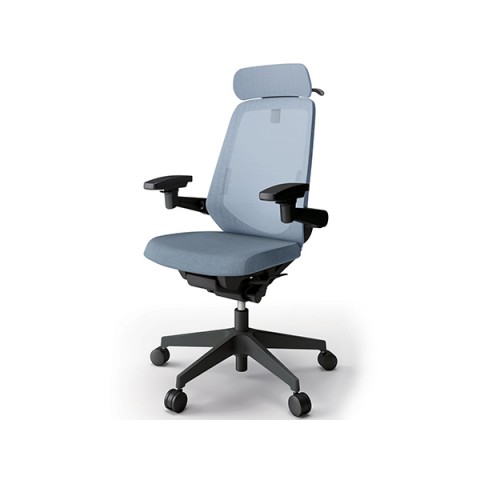 イトーキ オフィスチェア 完成日 組立不要 ノートチェア テクスチャードメッシュバック エクストラハイバック アジャスタブル肘 ランバーサポート付 ハンガー付 ナイロン双輪キャスター KJ-157JEX2T1B4