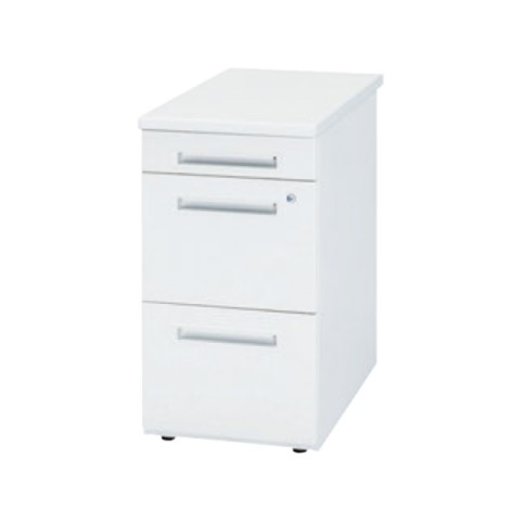 トヨスチール デスクワゴン・脇机 完成日 組立不要 50S 脇デスク A袖 シリンダー錠 H720 D700 50SNH-047AWW 11-4068-1