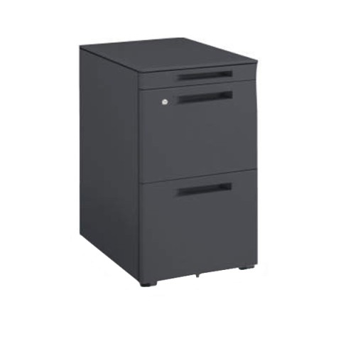 コクヨ デスクワゴン・脇机 完成日 組立不要 GTA ワゴン(T3) ペントレー引き出し付きタイプ シリンダー錠 単色 DGT-FT3Y46-E6A1