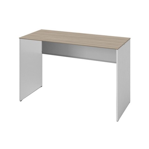 オカムラ オフィスデスク 完成日 組立不要 ソリスト パネル脚 平机 ハイタイプ(1000H) D700 脚色ネオホワイト メラミン天板(プライズウッド) 3K26LB-MU04
