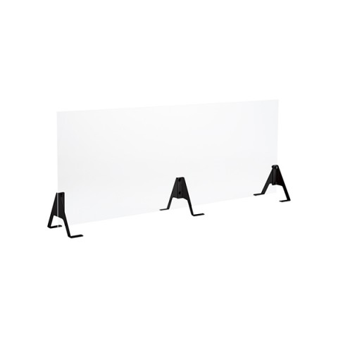 コクヨ オフィスアクセサリ 完成日 組立不要 ブリッジ 飛沫拡散防止パネル スタンドアローンタイプ アクリルタイプ ブリッジ脚 フロントパネル デスクサイズW1500用 DMP-GF1560B-E6A1