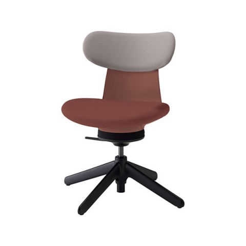 コクヨ オフィスチェア 完成日 組立不要 イングライフ 肘無 背クッションタイプ ナイロン脚先(4本脚) 背カラー:ミディアムグレージュ C05-B10CCL-AJAJMA1