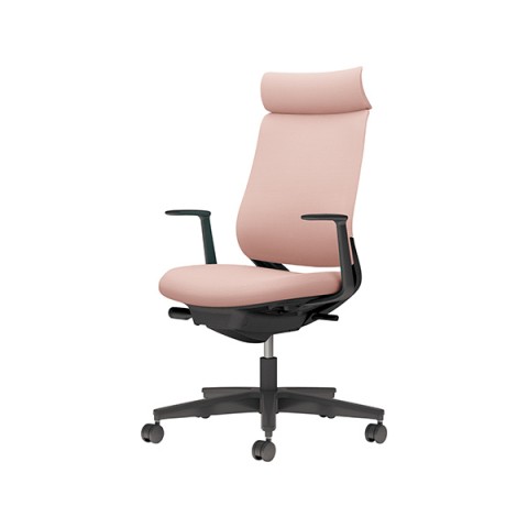 コクヨ オフィスチェア 完成日 組立不要 ミトラ 2 ファブリックタイプ アディショナルバック ブラック脚 L字肘 ブラック ポリウレタン巻きキャスター C04-B390CU-BK9G9G1