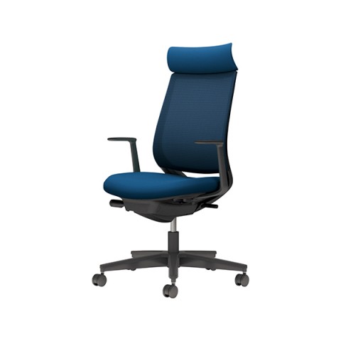 コクヨ オフィスチェア 完成日 組立不要 ミトラ 2 メッシュタイプ アディショナルバック ブラック脚 L字肘 ブラック ポリウレタン巻きキャスター C04-B390MU-BKT6T61