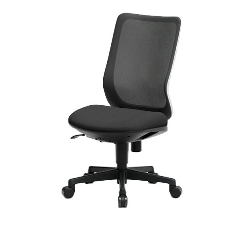 アイコ オフィスチェア  OA-3200 ミドルバック肘なしタイプ ホワイトシェル OA-3225W(FG3)BK