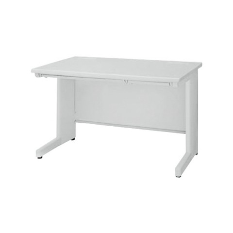ライオン オフィスデスク 完成日 組立不要 イーディー 平机(アジャスタータイプ)(H700) 中央引き出し付(奥行700mm) ED-E107F-HH 702-90