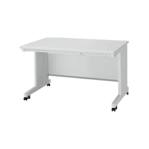 ライオン オフィスデスク 完成日 組立不要 イーディー 平机(キャスタータイプ)(H700) 中央引き出し付(奥行800mm) ED-E118FC-HH 364-38