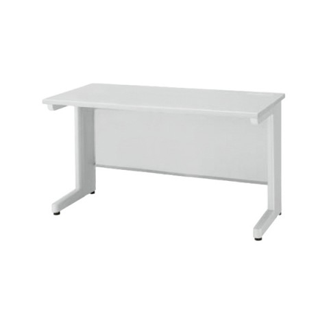 ライオン オフィスデスク 完成日 組立不要 イーディー 平机(アジャスタータイプ)(H700) 中央引き出しなし(奥行600mm) ED-E126N-HH 363-94