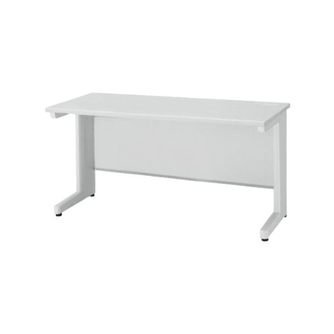 ライオン オフィスデスク 完成日 組立不要 イーディー 平机(アジャスタータイプ)(H700) 中央引き出しなし(奥行600mm) ED-E146N-HH 363-93